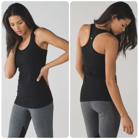 Lululemon Cool Racerback Tank in Black - Picture 1 of 6